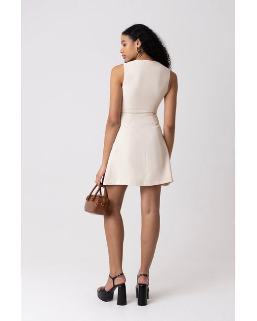 Amy Lynn White Neutrals Rita Aline Dress