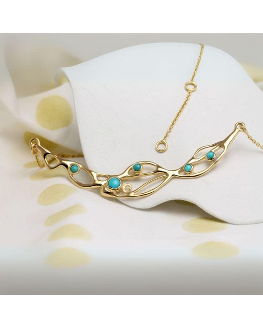 Isla Silver Metallic Handmade Vermeil American Necklace