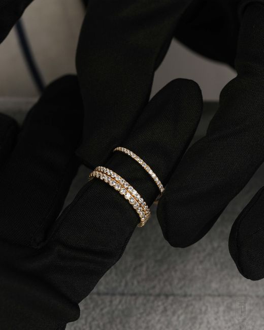 The Jewelz White Stellar Line Petite Eternity Ring