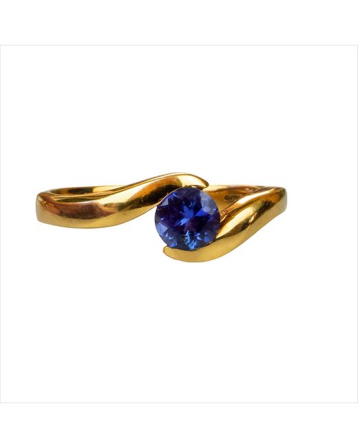 Simon Kemp Jewellers Blue Nine Carat Triple A Grade Tanzanite Fine Jewellery Ring