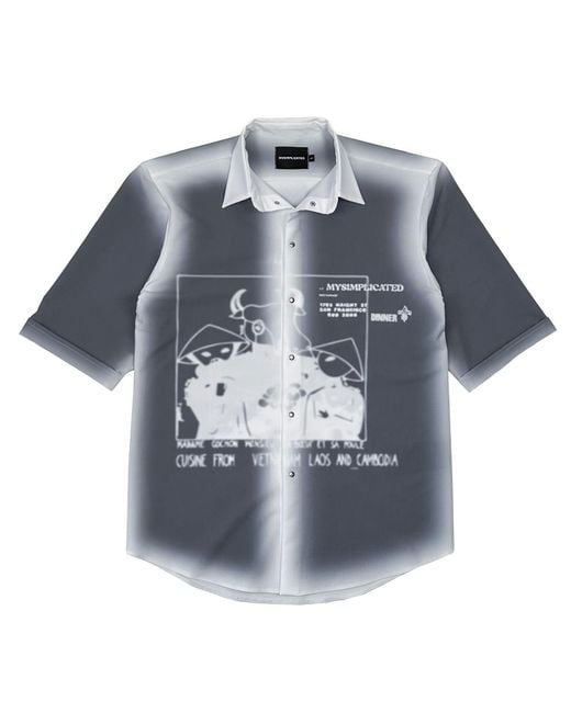 mysimplicated Blue Short Sleeve Shirt