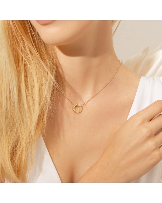 BLOOMTINE | Earth Angel HQ Metallic Mini Halo Wings Diamond Vermeil Angel Necklace