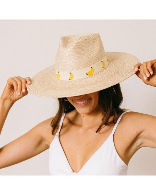 SUNSHINE TIENDA Natural Banana Breeze Palm Hat