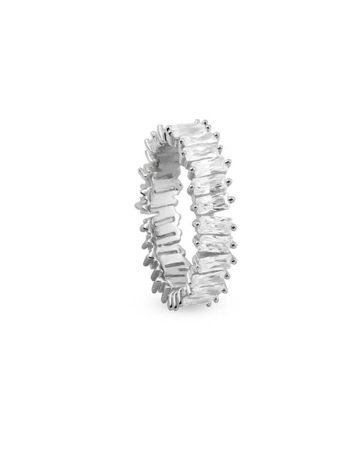 Argento Vivo Metallic Karla Baguette Ring