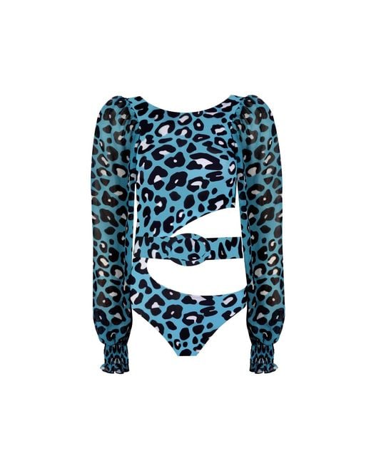 Nur Karaata Blue Ella Leo Swimsuit