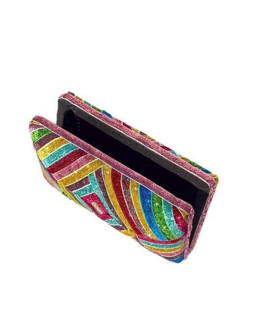Simitri Multicolor Prism Diamond Clutch