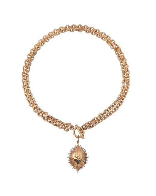 IN CAUDA VENENUM Metallic Apheia Necklace