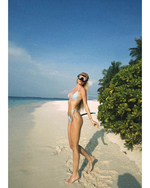 Dear Lover Blue Glacier Bikini Set