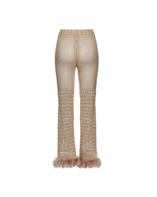 Andreeva Natural Handmade Knit Pants