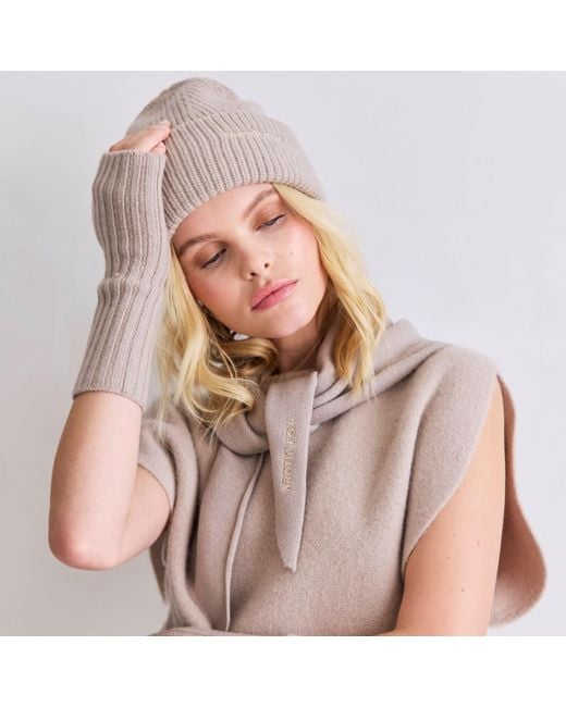 Arctic Fox & Co. Brown Neutrals Merino Wool Triangle Scarf
