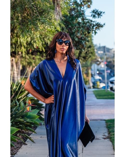 Jennafer Grace Blue Shadow Caftan