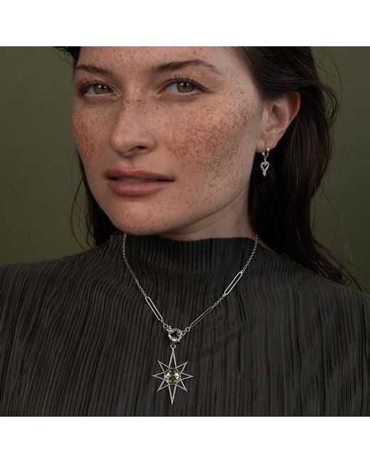 Zoe & Morgan Metallic Sunburst Charm