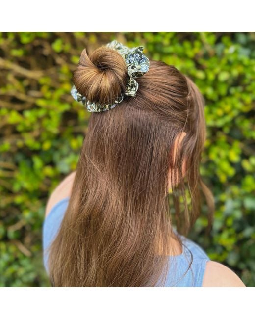 Lime Tree Design Green Hair Scrunchie Bluebell Tapestry