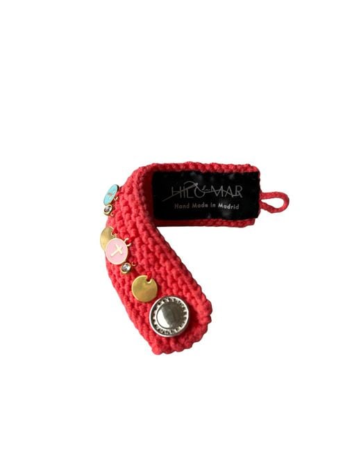 Hilo De Mar Red Vieira Narrow Bracelet