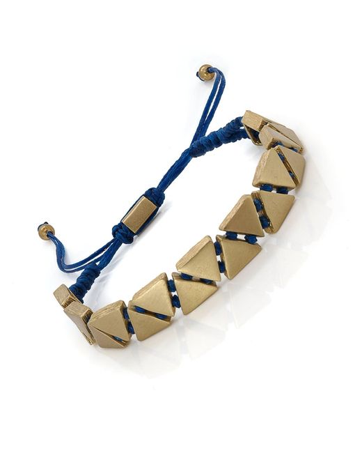 Ebru Jewelry Blue Calming Woven Bracelet for men