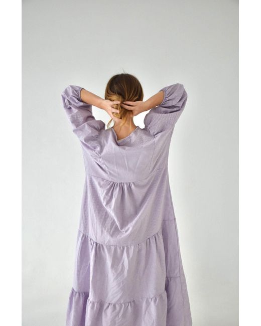 Mind Traveler Purple Gabriela Dress