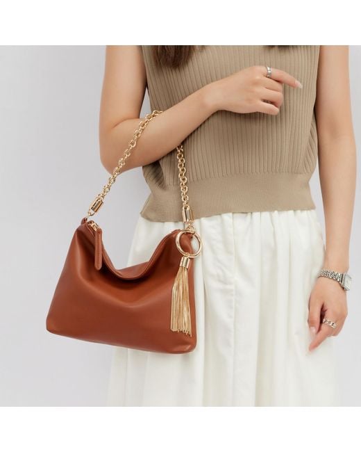 Mkf Collection - J'omor Brown Brigitte Shoulder Bag