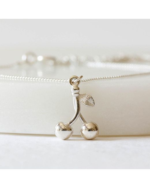 Lee Renee Metallic Cherry Bracelet