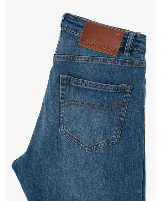 Din & Deen Blue Trumpet Flare Jeans Collection