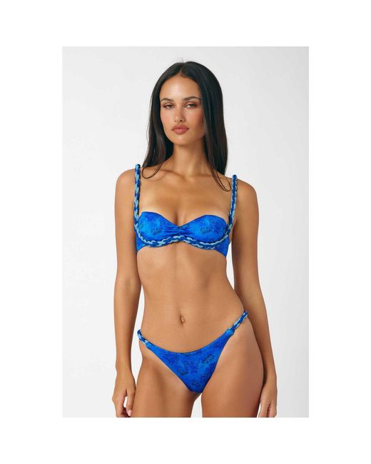 Blackbough Swim Blue Katya Rope Underwire Top Reef