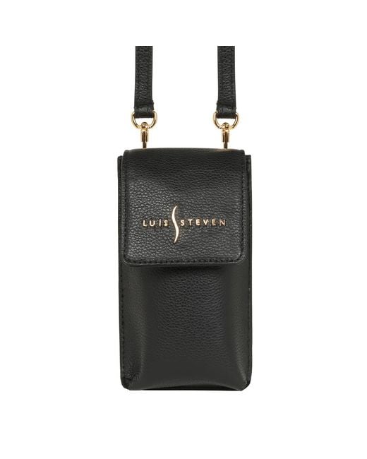 Luis Steven Black Smartphone Pouch