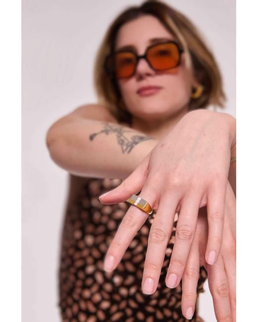 Lavan Blue Petra Ring