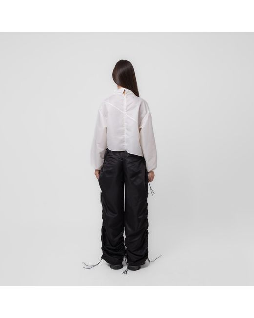 Enxhaline White Chenoa Parachute Off- Shirt