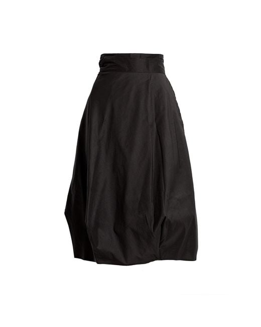 Bianca Popp Black Wrapped Skirt