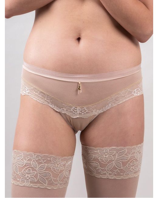 BonBon Lingerie Natural Neutrals Angelina Full Brief Nude