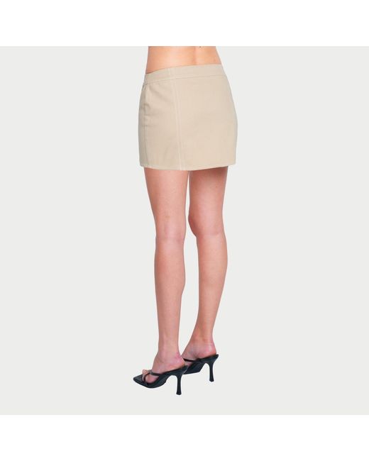OW Collection Natural Neutrals Marley Mini Skirt