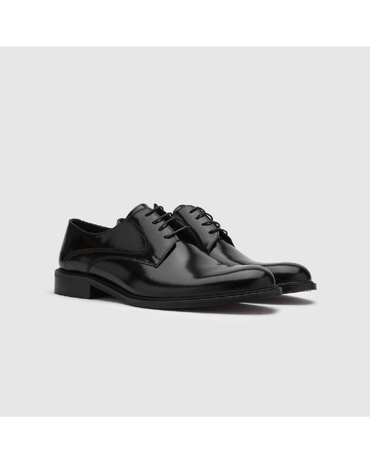 Ilvi Black Ove Florentic Leather Derby Shoe for men
