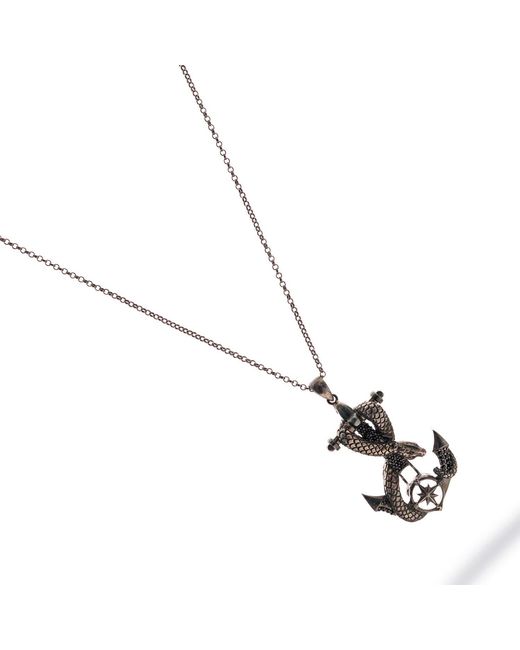 Ebru Jewelry Metallic Ocean Guardian Sterling Necklace