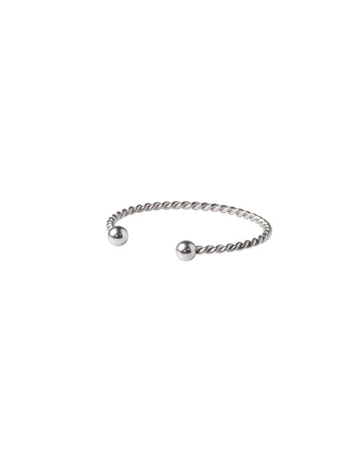 Other Uk White Twisted Cuff Bracelet