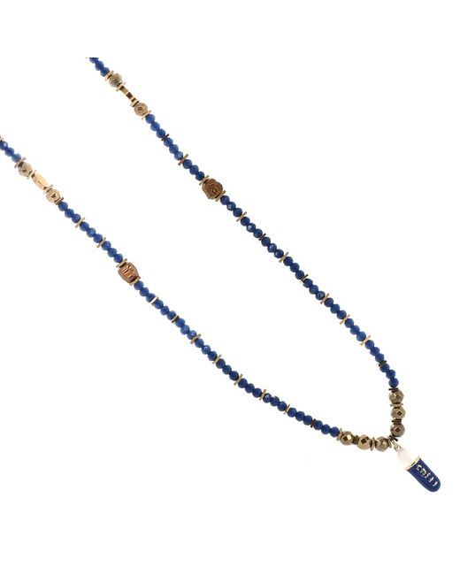 Ebru Jewelry Metallic Chill Pill Beaded Necklace