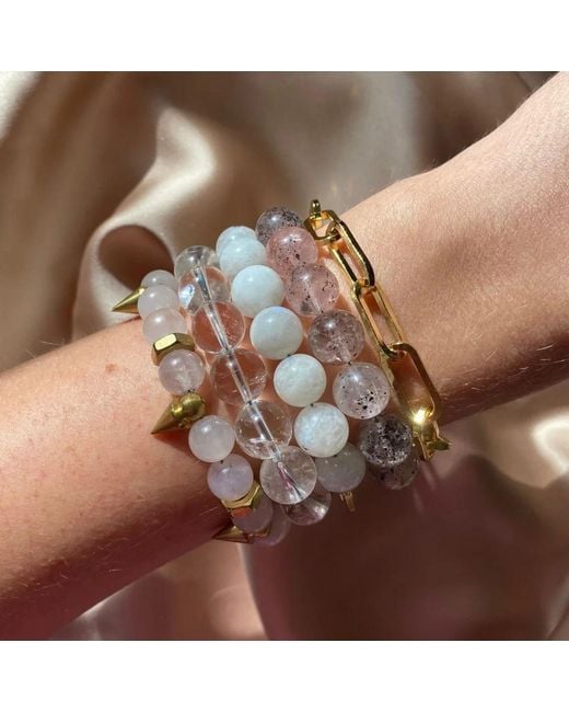 Rachel Nathan Metallic Neutrals Remix: Rock Quartz Bracelet