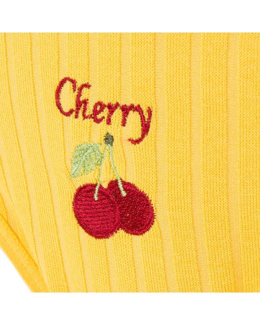 House of Silk Yellow Cherry Panty