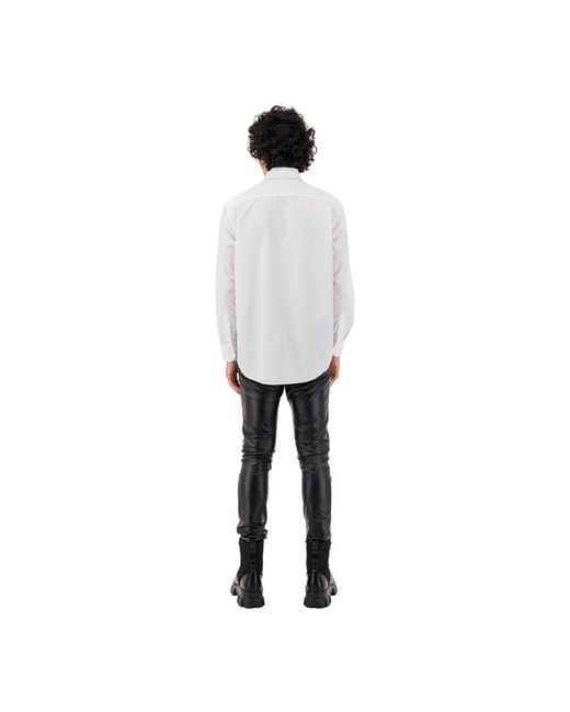 Úchè Blue Shirt With Denim Patch for men
