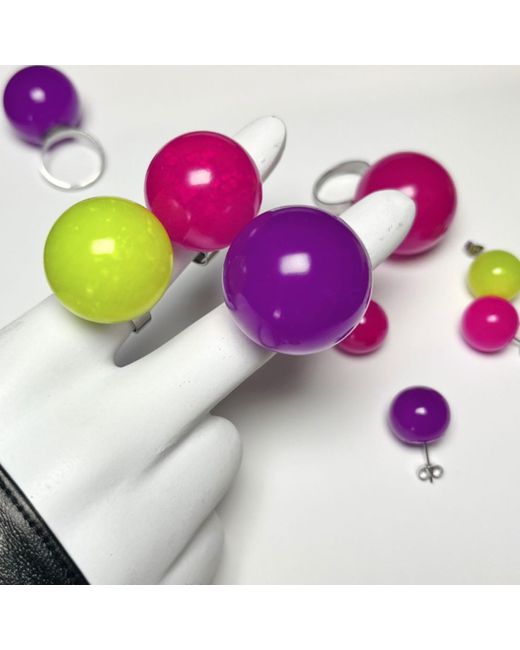 Studio Syg Purple Big Neon Ring