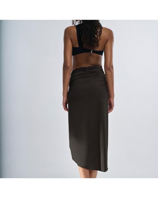Veroni Swim Black Onyx Sarong Skirt