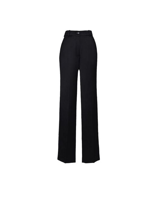 Anse Victorin Black Sylvie Cotton Wool Pants