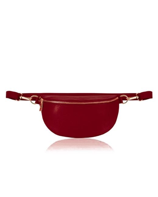 Betsy & Floss Red Zadar Crossbody Waist Bag