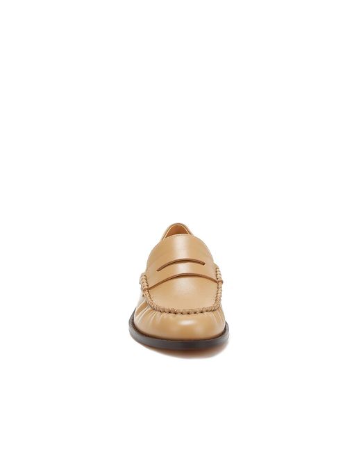 Rag & Co Natural Neutrals Plavia Genuine Leather Loafers