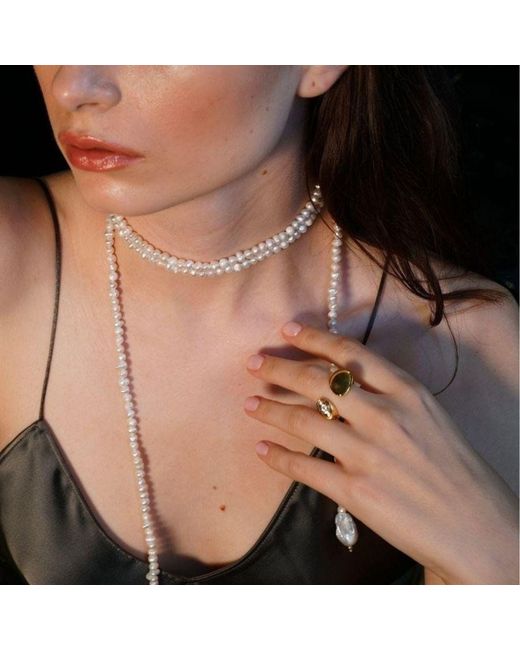 LINYA JEWELLERY Metallic Bombay Stone Ring