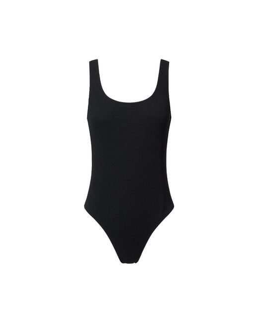 Aqva Swimwear Black Balmins One-Piece Swimsuit