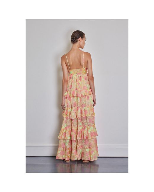 Anse Victorin Brown Carla Silk Dress