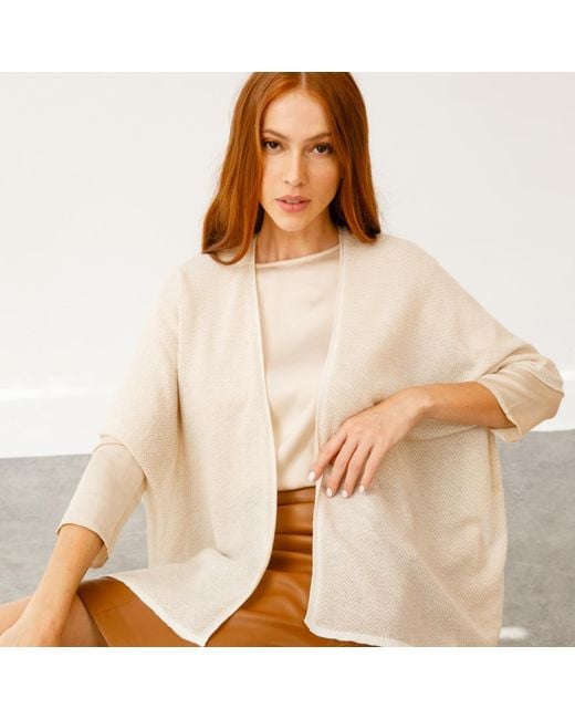 Mohair&Angora Natural Neutrals Lydia Stole Light