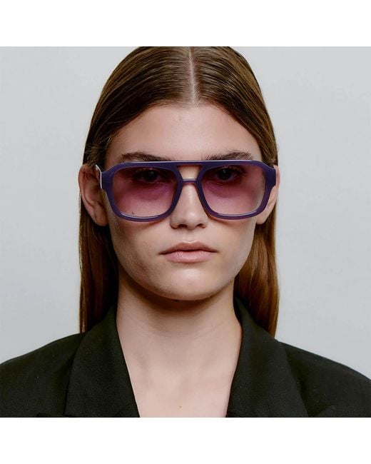 A.Kjærbede Purple Kaya Sunglasses Shadow