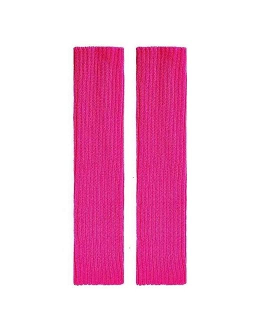 Monosuit Pink Fuchsia Knitted Leg Warmers