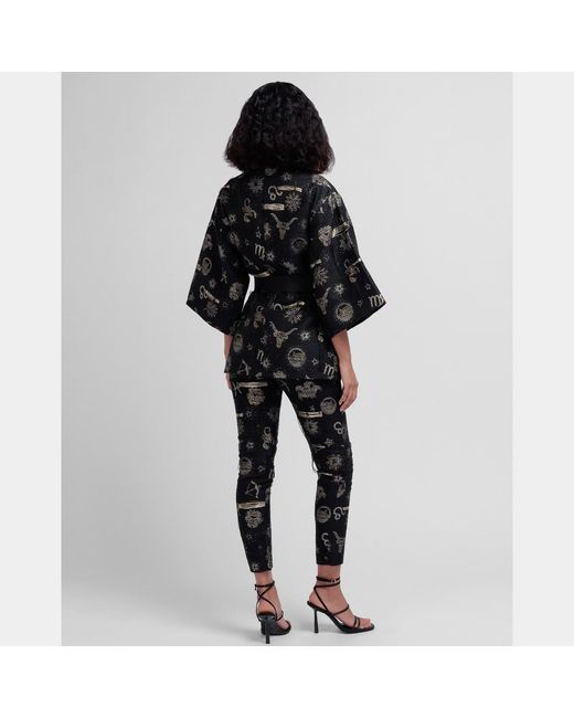 GeeGee Collection Zodiac Trousers Black