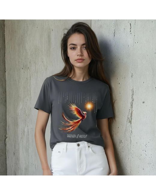 Madison / Savile Gray Rising Phoenix Vintage Tee